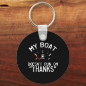 Mijn boot loopt niet op Bedankt. Sleutelhanger (Voorkant)