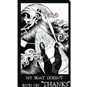 Mijn boot loopt niet op Bedankt T-shirt