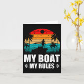Mijn boot, mijn regels, kapitein van de boot, kapi kaart (Gele Bloem)
