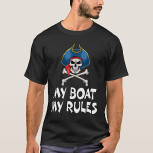 Mijn boot Mijn regels voor het zeilen van de zeema T-shirt