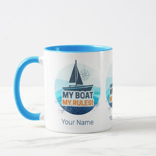 Mijn boot Mijn regels voor kapitein of schipper Vi Mok (Links)