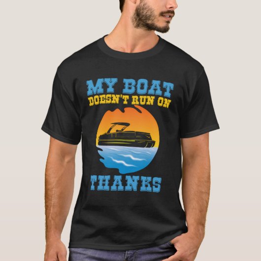 Mijn boot vaart niet op Bedankt Mijn boot vaart ni T-shirt (Voorkant)
