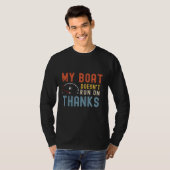 Mijn boot vaart niet op bedankt shirt (Voorkant volledig)