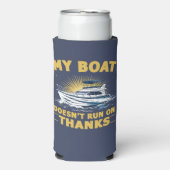 Mijn boot vaart niet op booteigenaren seltzer blikjeskoeler (Seltzer Voorkant)