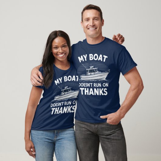 Mijn boot vaart niet op booteigenaren t-shirt (Unisex)