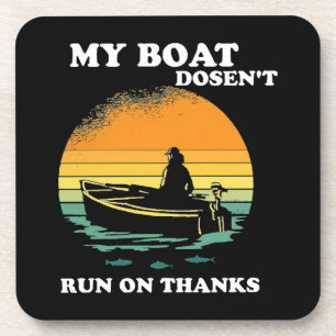 Mijn boot vaart niet op dank je wel bier onderzetter