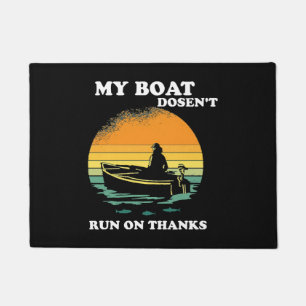 Mijn boot vaart niet op dank je wel deurmat