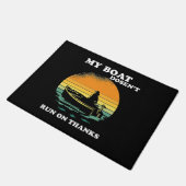 Mijn boot vaart niet op dank je wel deurmat (Schuin)