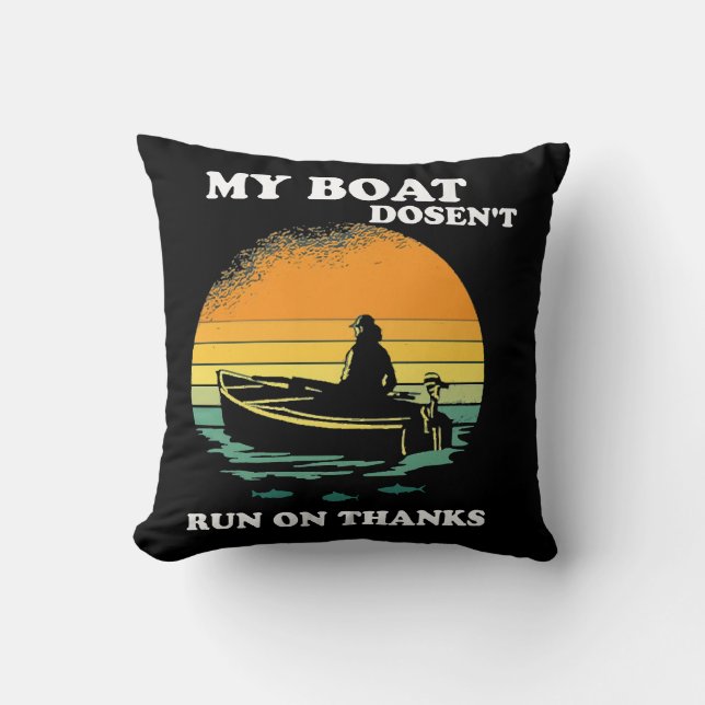 Mijn boot vaart niet op dank je wel kussen (Voorkant)