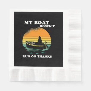 Mijn boot vaart niet op dank je wel servet