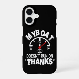 Mijn boot vaart niet op THANKS, Grappige Kapiteins iPhone 16 Hoesje
