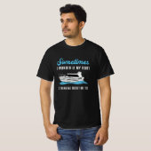 Mijn Boot Zeilboot Bootjacht Cruise Schip Sailor T-shirt (Voorkant volledig)