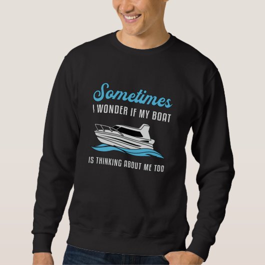 Mijn Boot Zeilboot Bootjacht Cruise Schip Sailor Trui (Voorkant)