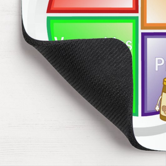 Mijn Bord Mousepad Muismat (Hoek)