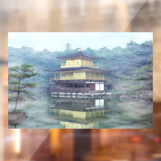 Mijn borst op het gouden paviljoen - Kyoto, Japan, Raamsticker (Vel 2)