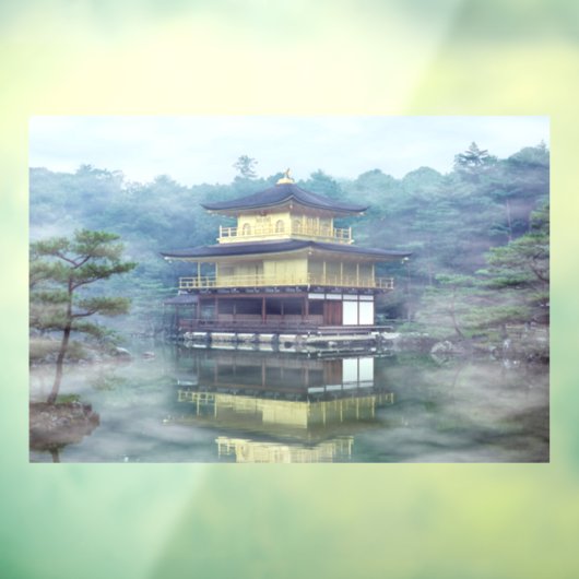 Mijn borst op het gouden paviljoen - Kyoto, Japan, Raamsticker (Vel 3)