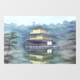 Mijn borst op het gouden paviljoen - Kyoto, Japan, Raamsticker
