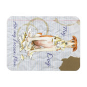 Mijn Borzoi Ate mijn Lesson Plan Magneet (Horizontaal)