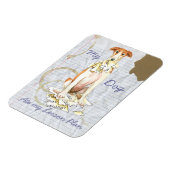 Mijn Borzoi Ate mijn Lesson Plan Magneet (Linkerzijde)