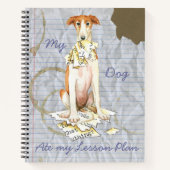 Mijn Borzoi Ate Mijn Lesson Plan Notitieboek (Voorkant)