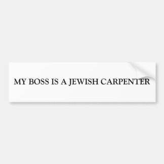 MIJN BOS IS EEN JEWSE CARPENTER BUMPERSTICKER