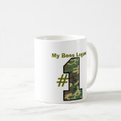 Mijn BOSS is nummer één Cadeaubon Mok (Voorkant rechts)