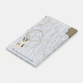 Mijn Boston Terrier Ate mijn Lesson Plan Post-it® Notes (Schuin)