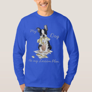 Mijn Boston Terrier Ate My Lesson Plan T-shirt