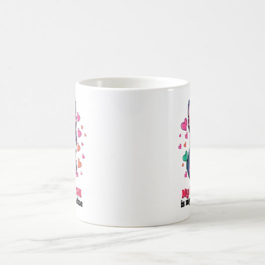 Mijn Boston Terrier is mijn Valentijn Schattige Fu Koffiemok (Center)