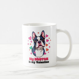 Mijn Boston Terrier is mijn Valentijnshond Schatti Koffiemok