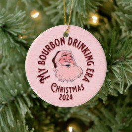 Mijn bourbon drink tijdperk keramisch ornament