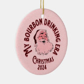 Mijn bourbon drink tijdperk keramisch ornament (Rechts)