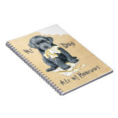 Mijn Bouvier Ate My Homework Notitieboek (Rechterzijde)