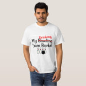 Mijn Bowling (Drink) Team Rocks T-shirt (Voorkant volledig)
