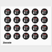 Mijn Bowling Excuses Bowler Funny Bowling Vrouwen Ronde Sticker (Vel)