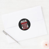 Mijn Bowling Excuses Funny Bowlers Ronde Sticker (Envelop)