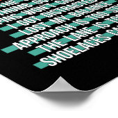 Mijn Bowling Excuses Poster (Hoek)