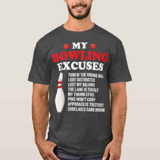 Mijn bowling excuses t-shirt