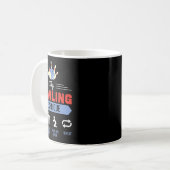 Mijn Bowling-techniek Bowling Funny Bowler Gift Koffiemok (Voorkant links)