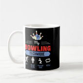 Mijn Bowling-techniek Bowling Funny Bowler Gift Koffiemok (Links)