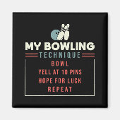 Mijn Bowling-techniek - Bowling Magneet (Voorkant)