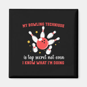 Mijn Bowling-techniek is de meest geheime grappige Magneet