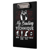 Mijn Bowling-techniek Klembord (Links)