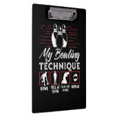 Mijn Bowling-techniek Klembord (Rechts)