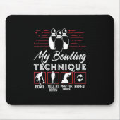 Mijn Bowling-techniek Muismat (Voorkant)