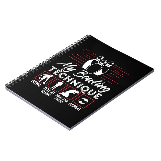 Mijn Bowling-techniek Notitieboek (Linkerzijde)