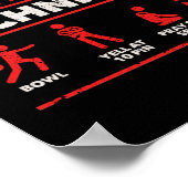 Mijn Bowling-techniek om 10-pins te bedelen Poster (Hoek)