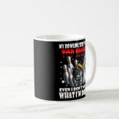 Mijn bowlingstrategie is Top Secret Bowling Ball S Koffiemok (Voorkant rechts)