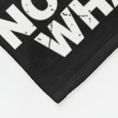 Mijn bowlingtechniek is nog niet eens top secret fleece deken (Hoek)