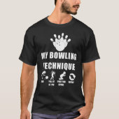 mijn bowlingtechniek t-shirt (Voorkant)